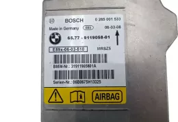 9119058 блок управления AirBag (SRS) BMW 3 E90 E91 2010