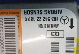 163542218 блок управління airbag (srs) Mercedes-Benz ML W163