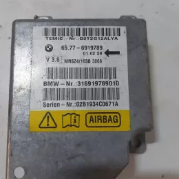 02B1934C0671A блок управління airbag (srs) BMW 5 E39 2002