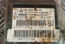 9808309280 блок управления AirBag (SRS) Peugeot 2008 I 2013