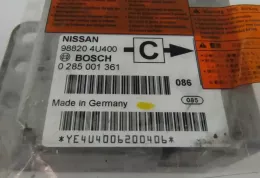 988204U400C блок управління airbag (srs) Nissan Almera Tino 2000