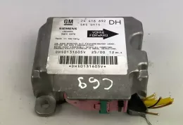 24416692DH блок управління airbag (srs) Opel Corsa B 1997