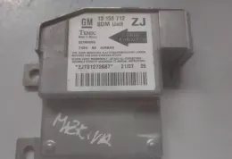 ZJT01272687 блок управління airbag (srs) Opel Meriva A 2008