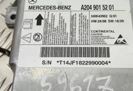 A2049015201 блок управления AirBag (SRS) Mercedes-Benz GLK (X204) 2009