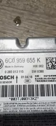 6C0959655 блок управління airbag (srs) Volkswagen Polo V 6R 2010