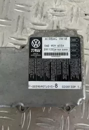 0208130P блок управління airbag (srs) Volkswagen PASSAT B6 2008