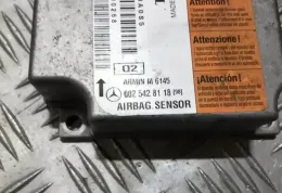 D2T9M23A0S5 блок управління airbag (srs) Mercedes-Benz ML W163 2000