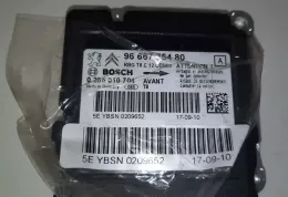 0209652 блок управління airbag (srs) Peugeot 3008 I 2010