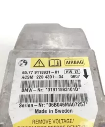 2204391340607 блок управления AirBag (SRS) BMW 5 E60 E61 2007
