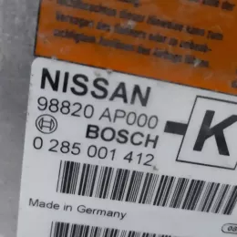 98820AP000 блок управління airbag (srs) Nissan Micra 1992
