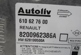 8200962386A блок управління airbag (srs) Renault Megane II 2008