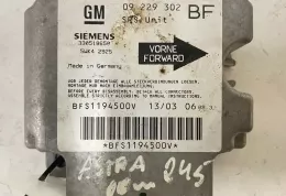 5WK2925 блок управління airbag (srs) Opel Astra G 2003