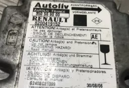 8200419152 блок управління airbag (srs) Renault Scenic II - Grand scenic II 2008