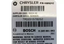 TMD251578252 блок управления AirBag (SRS) Chrysler Voyager 1997