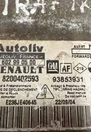 8200402593 блок управління airbag (srs) Renault Trafic II (X83) 2005