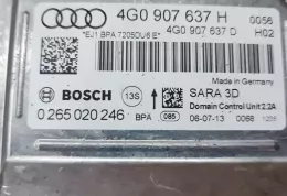 4G0907637H блок управления AirBag (SRS) Audi A6 S6 C7 4G 2013
