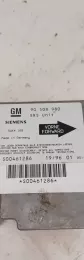 S00461286 блок управління airbag (srs) Opel Vectra B 1999