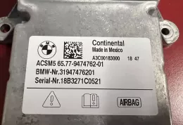 65779474762 блок управління airbag (srs) BMW X3 G01 2019