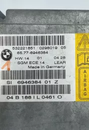 532221851 блок управления AirBag (SRS) BMW 5 E60 E61 2005
