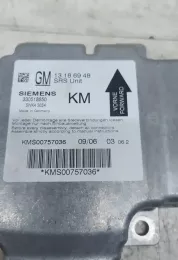 KMS00757036 блок управления AirBag (SRS) Opel Signum 2006
