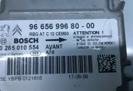 6546J8 блок управления AirBag (SRS) Peugeot 207 2009