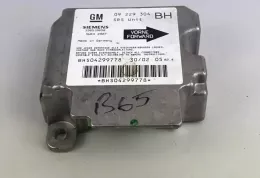 09229304BH блок управления AirBag (SRS) Opel Astra G 2001