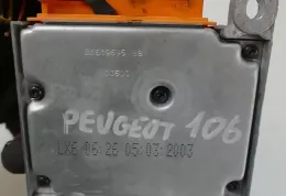 9646757280 блок управления AirBag (SRS) Peugeot 106 2001