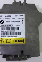 911025801 блок управления AirBag (SRS) BMW 3 E90 E91 2010