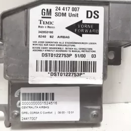 3422853160 блок управління airbag (srs) Opel Corsa C 2003