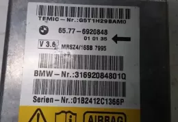 01B2412C1366P блок управления AirBag (SRS) BMW 5 E39 2000