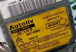 55740900 блок управления AirBag (SRS) Citroen Berlingo 2007