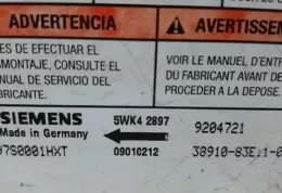 3891083E11 блок управління airbag (srs) Opel Agila A 2003