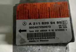 500407250673 блок управління airbag (srs) Mercedes-Benz E W211 2004