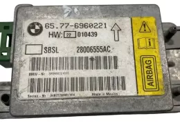 66960221015 блок управления AirBag (SRS) BMW 7 E65 E66 2002