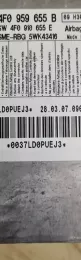 0037LD0PUEJ3 блок управління airbag (srs) Audi A6 S6 C6 4F 2006
