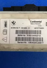 31931949201A блок управління airbag (srs) BMW X3 F25 2011