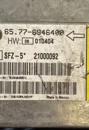 21000092 блок управління airbag (srs) BMW 5 E60 E61 2006