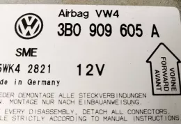 3B0909605A блок управления AirBag (SRS) Volkswagen PASSAT B5 1999
