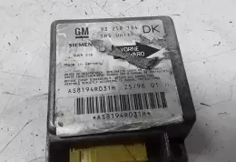 93258194 блок управління airbag (srs) Opel Corsa B 1999