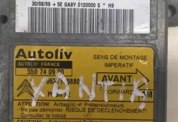 550740900 блок управління airbag (srs) Citroen Xantia 2000