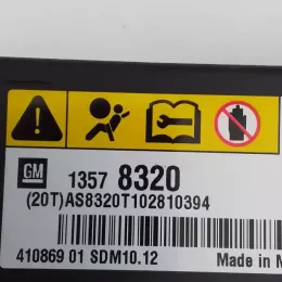 410869 блок управління airbag (srs) Opel Insignia A 2010