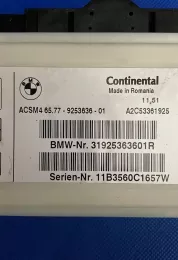 11B3560C1657W блок управління airbag (srs) BMW 5 F10 F11 2011