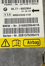 02B1375C0547V блок управління airbag (srs) BMW Z3 E36 2002