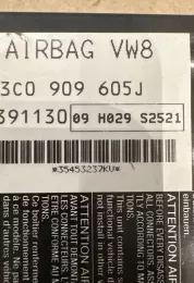 09H02962521 блок управління airbag (srs) Volkswagen PASSAT B6 2006