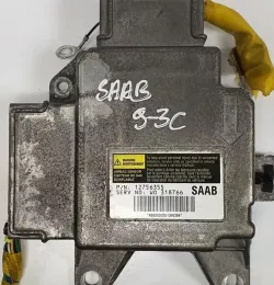 12756355 блок управління airbag (srs) Saab 9-3 Ver1 2005