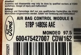 97BP14B056AAE блок управления AirBag (SRS) Ford Mondeo MK II 1997