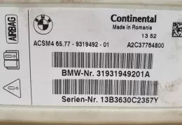 7911606 блок управления AirBag (SRS) BMW X3 F25 2016