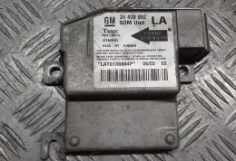 24439952LA блок управления AirBag (SRS) Opel Corsa C 2003