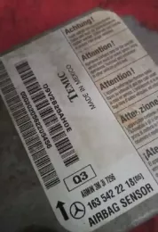 D9V2B25AH0E блок управління airbag (srs) Mercedes-Benz ML W163 2001