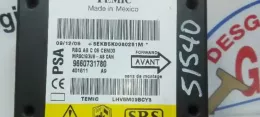 51540 блок управления AirBag (SRS) Citroen C3 2002